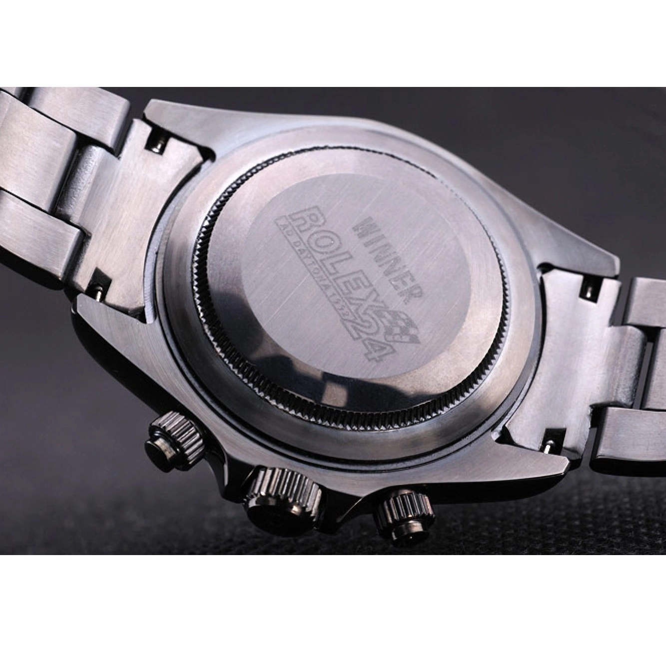 Good copy rolex watches Flag 7472 Black Rolex Cosmograph Daytona Russian Dial Bracelet 0607